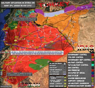 Military Situation In Syria On May 4, 2022 (Map Update)