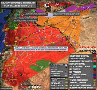 Military Situation In Syria On May 5, 2022 (Map Update)