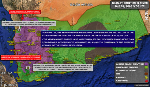 Military Situation In Yemen On May 5, 2022 (Map Update)