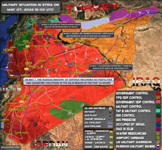 Military Situation In Syria On May 7, 2022 (Map Update)