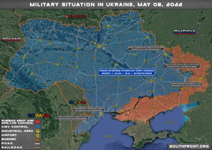 Military Situation In Ukraine On May 8, 2022 (Map Update)