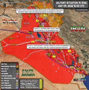 Military Situation In Iraq On May 9, 2022 (Map Update)