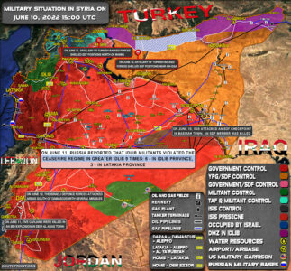 Military Situation In Syria On June 11, 2022 (Map Update)