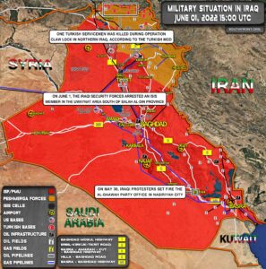 Military Situation In Iraq On June 1, 2022 (Map Update)