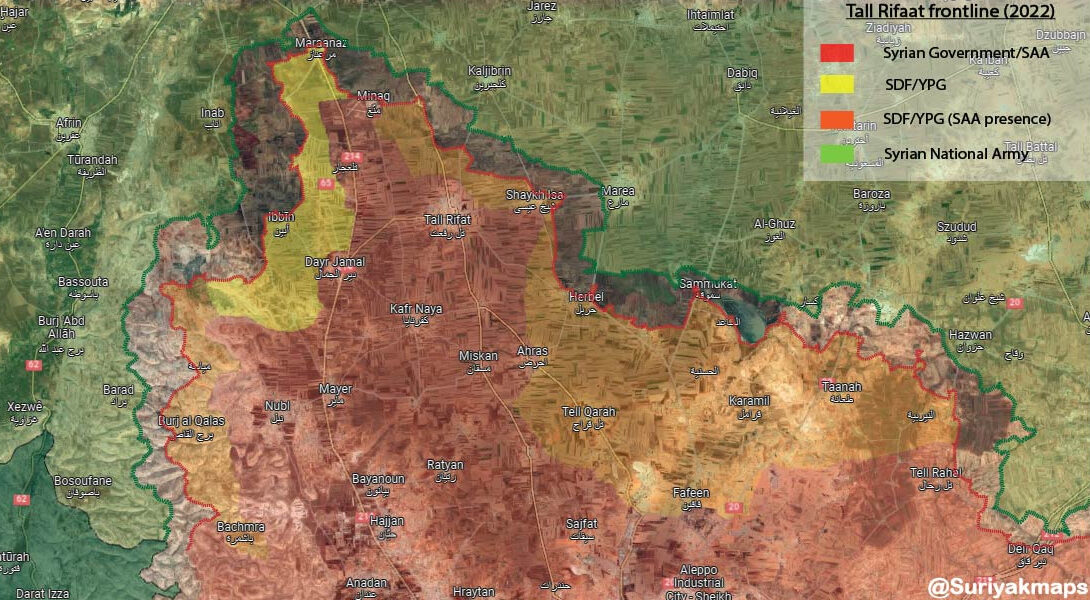 Turkey’s Proxies Deploy Large Reinforcements Near Syria’s Tell Rifaat (Photos)