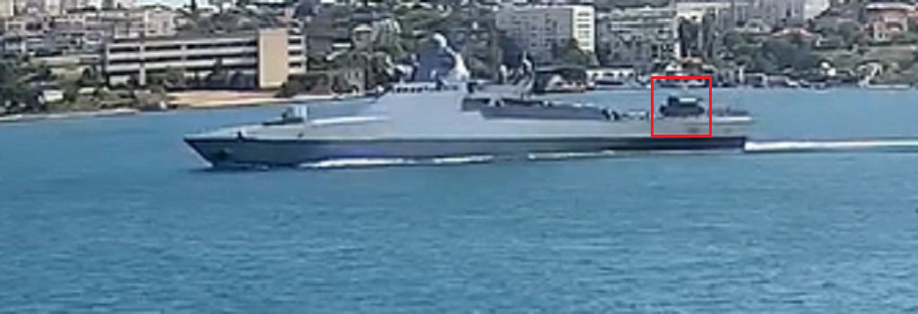 Russian Black Sea Patrol Ship Spotted Carrying Tor Air-Defense System