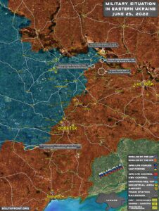 Military Situation In Eastern Ukraine On June 25, 2022 (Map Update)