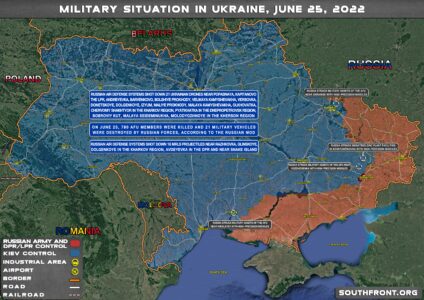 Military Situation In Ukraine On June 25, 2022 (Map Update)