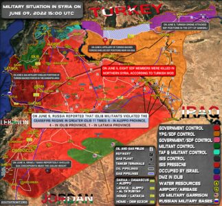 Military Situation In Syria On June 9, 2022 (Map Update)