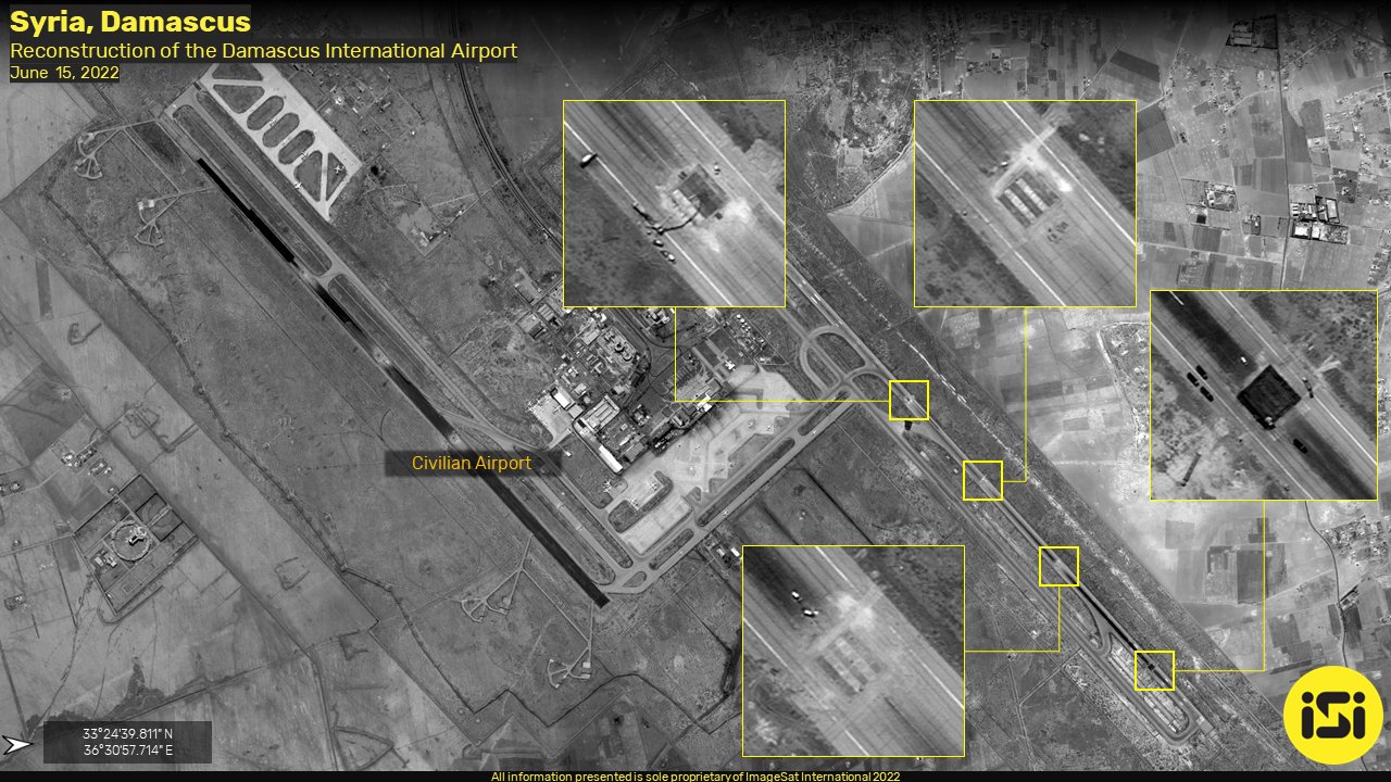 New Satellite Images Show Progress In Repairs At Syria’s Damascus Airport