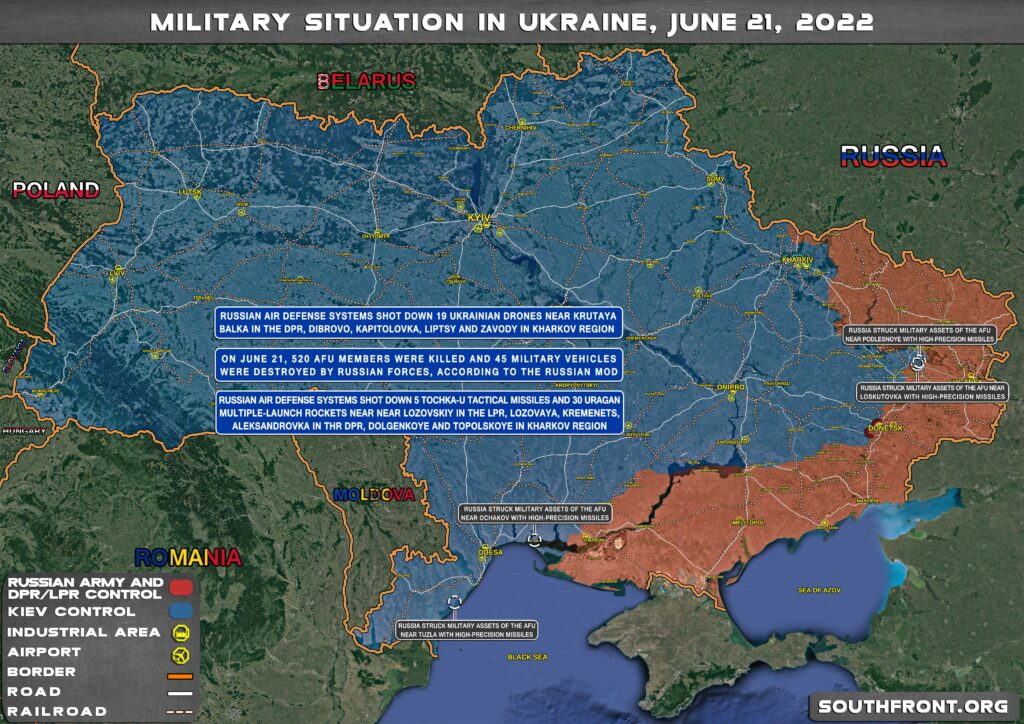 Military Situation In Ukraine On June 21, 2020 (Map Update)