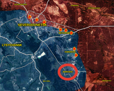 Battle For Severodonetsk: Russians Report Control Of Borovskoe