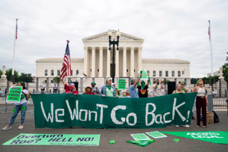 Supreme Court Overturns Roe V. Wade; Capitol Police Don Riot Gear