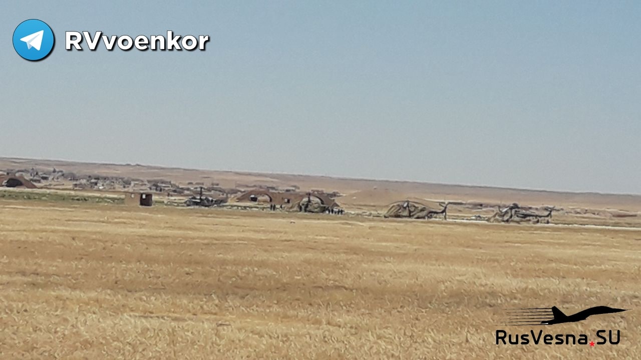 Russian Deployed Attack Helicopters At Key Air Base Near Syria’s Greater Idlib (Photos)