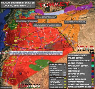 Military Situation In Syria On July 10, 2022 (Map Update)