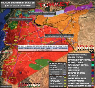 Military Situation In Syria On July 11, 2022 (Map Update)