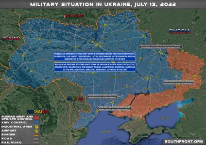 Military Situation In Ukraine On July 13, 2022 (Map Update)