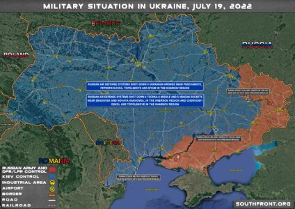 Military Situation In Ukraine On July 19, 2022 (Map Update)