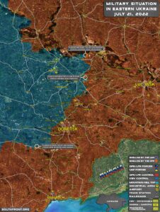 Military Situation In Eastern Ukraine On July 21, 2022 (Map Update)