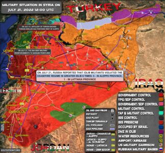 Military Situation In Syria On July 21, 2022 (Map Update)