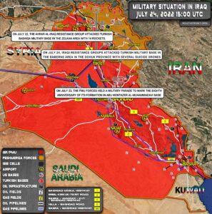 Military Situation In Iraq On July 24, 2022 (Map Update)