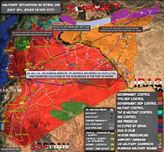 Military Situation In Syria On July 24, 2022 (Map Update)