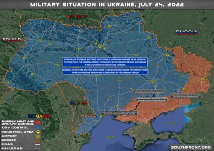 Military Situation In Ukraine On July 24, 2022 (Map Update)