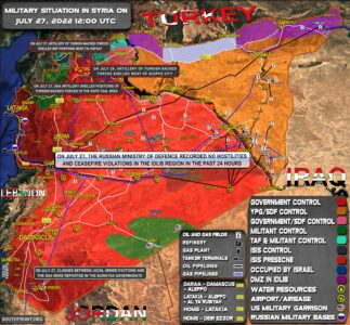 Military Situation In Syria On July 27, 2022 (Map Update)