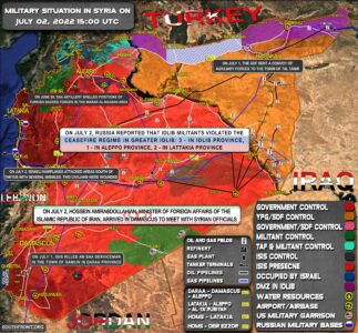 Military Situation In Syria On July 2, 2022 (Map Update)