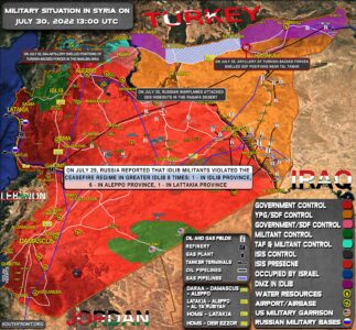 Military situation In Syria On July 30, 2022 (Map Update)