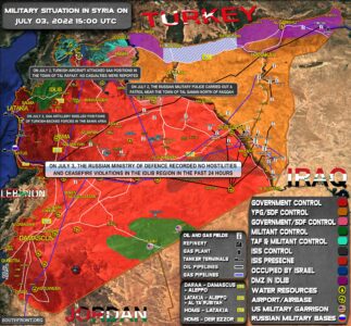 Military Situation In Syria On July 3, 2022 (Map Update)