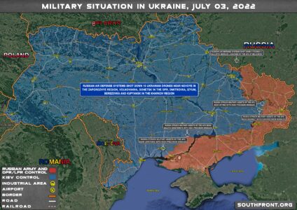 Military Situation In Ukraine On July 3, 2022 (Map Update)