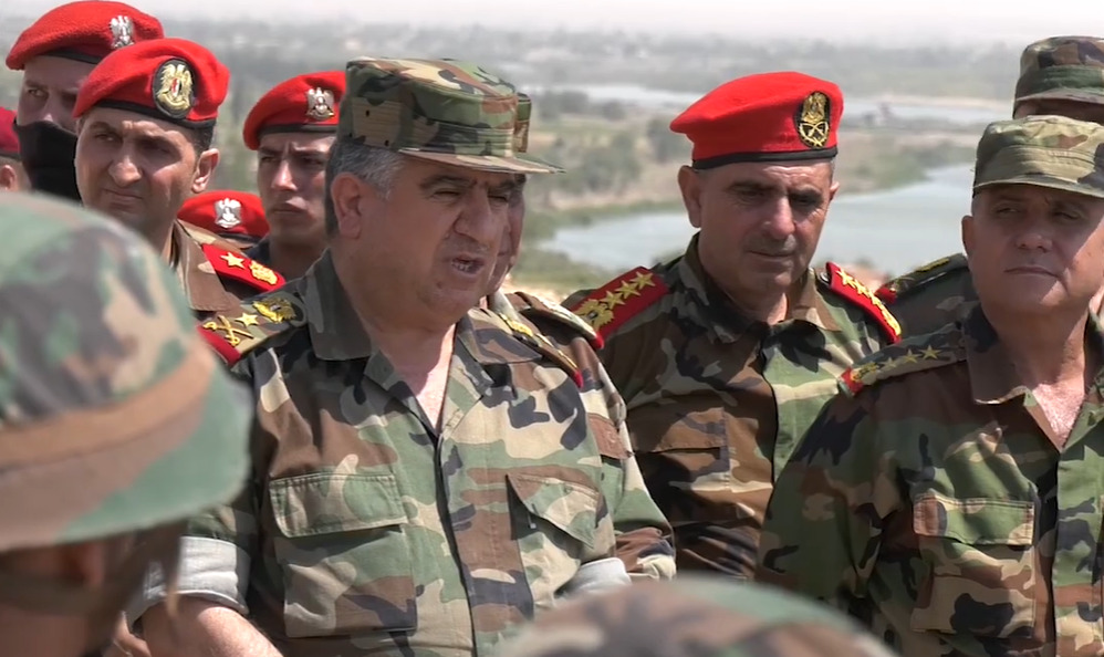 In Video: Syrian Defense Minister Inspects Large Formation In Eastern Region