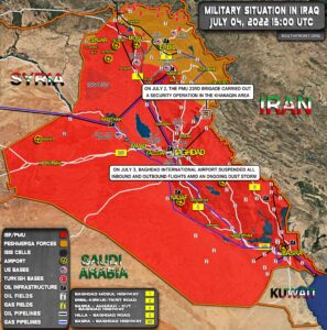Military Situation In Iraq On July 4, 2022 (Map Update)