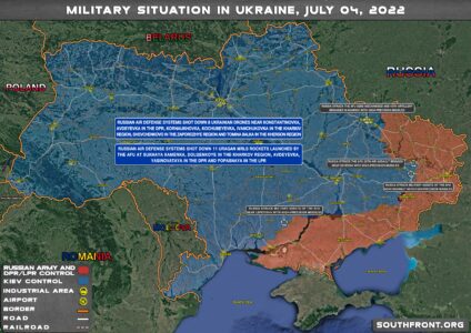 Military Situation In Ukraine On July 4, 2022 (Map Update)