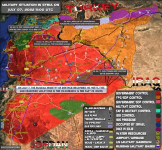 Military Situation In Syria On July 7, 2022 (Map Update)