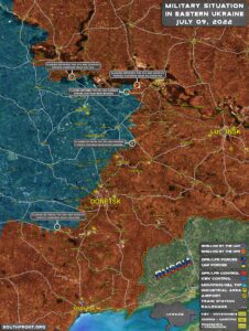 Military Situation In Eastern Ukraine On July 9, 2022 (Map Update)