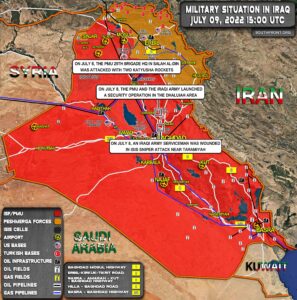 Military Situation In Iraq On July 9, 2022 (Map Update)