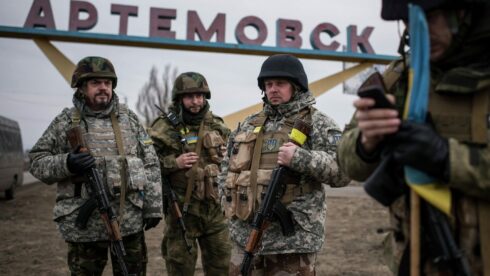 Russian Military Approaching Bakhmut