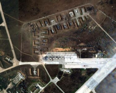 Satellite Imagery Show Damage To Russian Military Base In Crimea