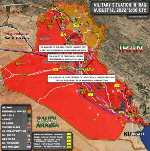 Military Situation In Iraq On August 12, 2022 (Map Update)