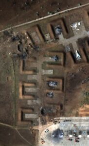 Satellite Imagery Show Damage To Russian Military Base In Crimea