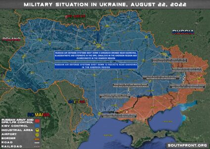 Military Situation In Ukraine On August 22, 2022 (Map Update)