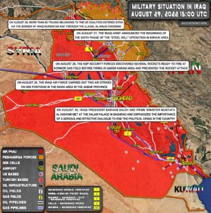 Military Situation In Iraq On August 29, 2022 (Map Update)