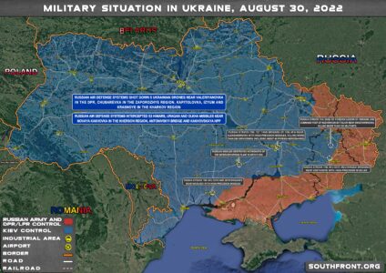 Military Situation In Ukraine On August 30, 2022 (Map Update)