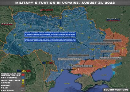 Military Situation In Ukraine On August 31, 2022 (Map Update)