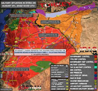 Military Situation In Syria On August 4, 2022 (Map Update)