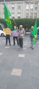 Anti-NATO Protest Held In Dublin, Ireland