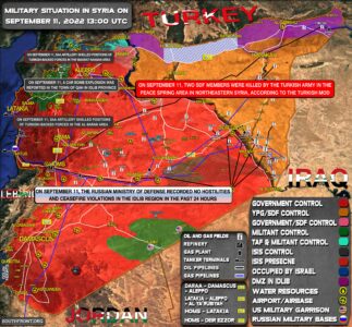 Military Situation In Syria On September 11, 2022 (Map Update)