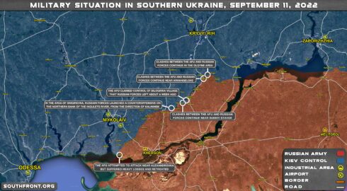 Military Situation In Southern Ukraine On September 11, 2022 (Map Update)